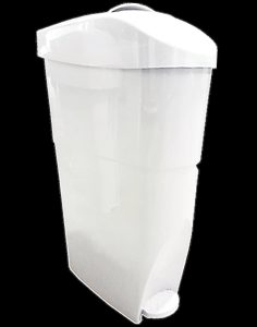 18l litre sanitary bin plastic white supplier